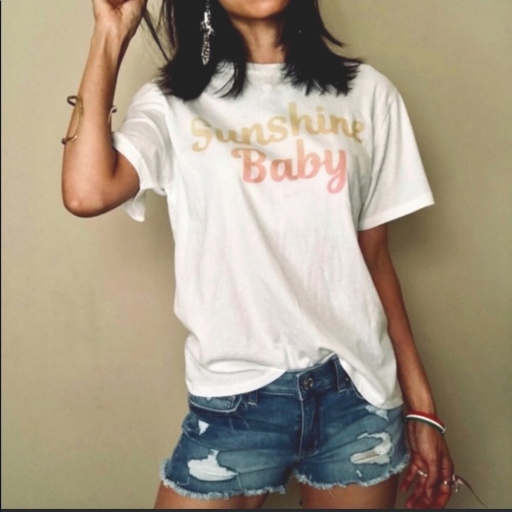 Wild fox sunshine baby top new with tags